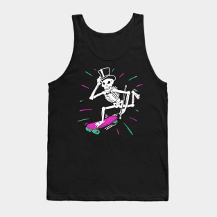 Skateboard Skeleton Tank Top